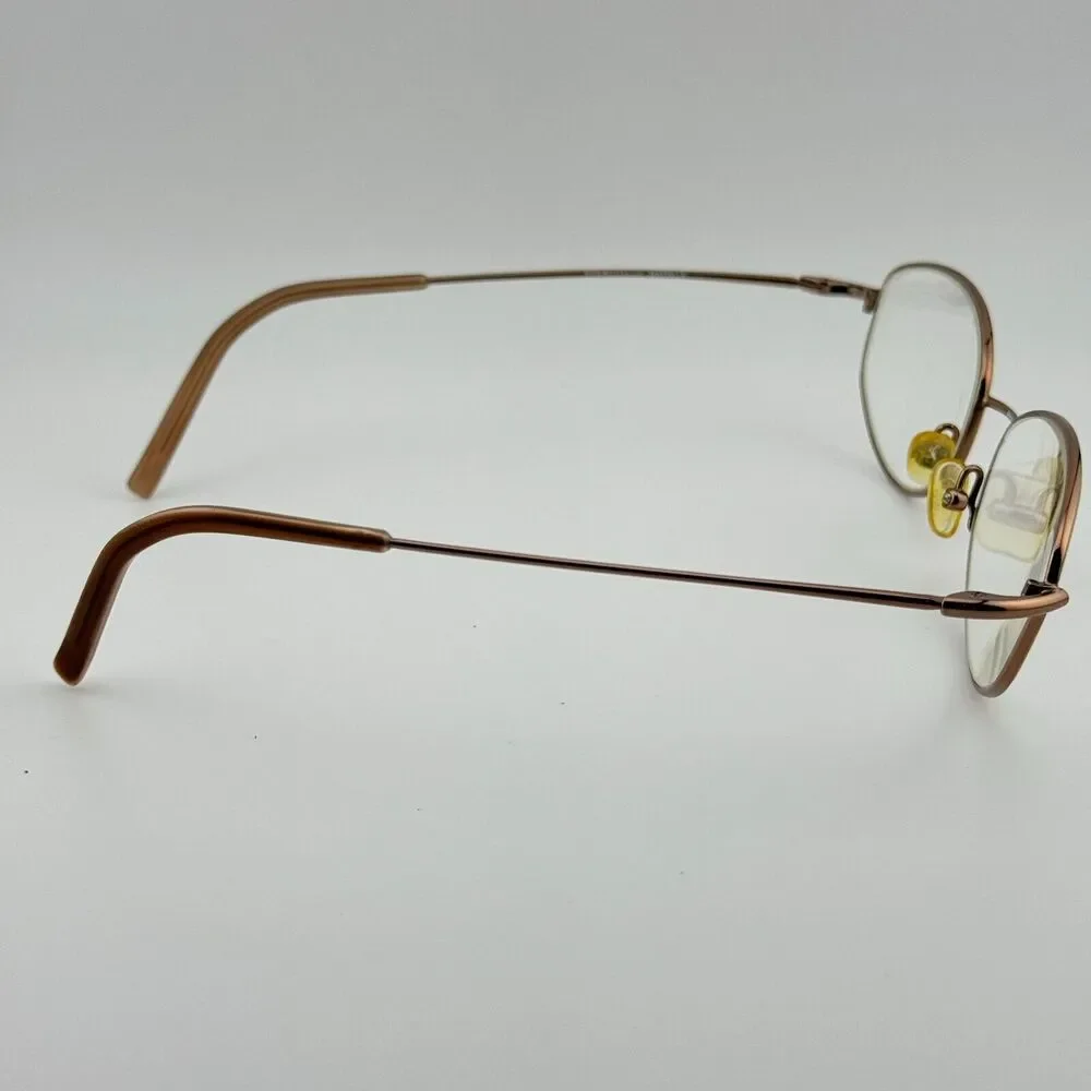 Bulova Mayville Eyeglasses Frame sfull Rim Round 54-18-140 Brown‎ Womens H12204